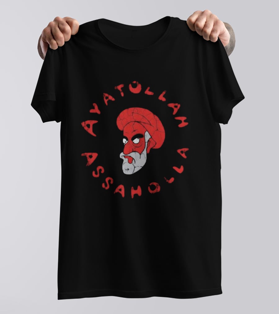 Ayatollah Assaholla Red Face T-Shirt