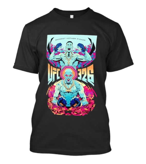Baddest Mother Fcker UFC 326 Bold Fighter T-Shirt