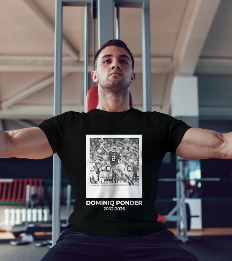 DOMINIQ PONDER 2002 2026 RIP Memory In Colorado Buffaloes Football T-Shirt