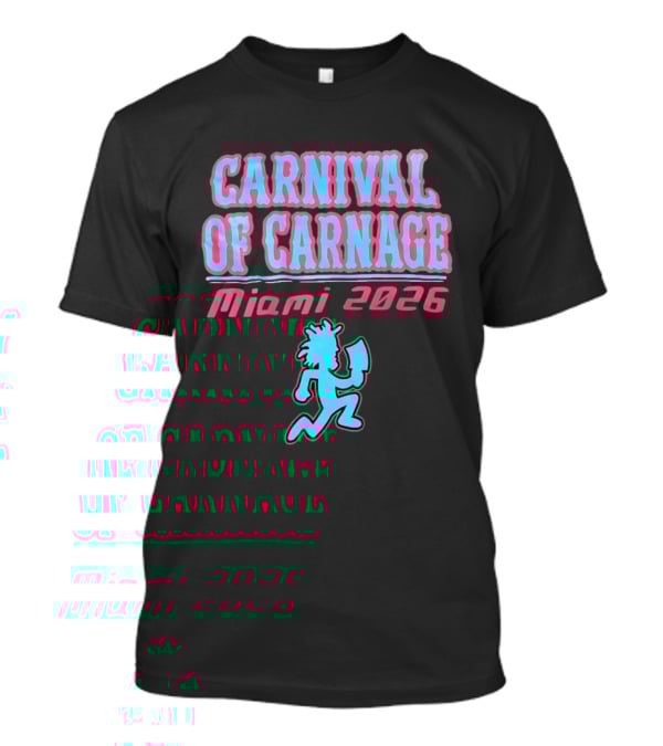 Carnival Of Carnage Miami 2026 Hatchet Man T-Shirt