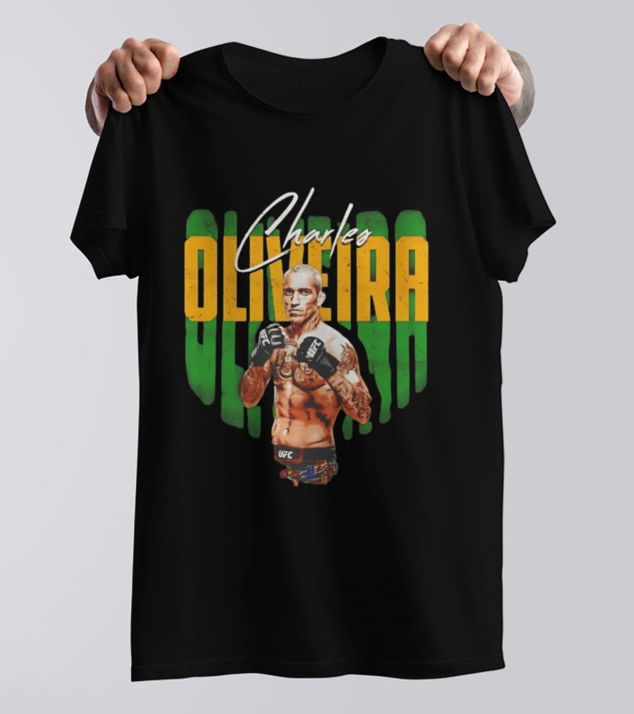 Charles Oliveira UFC Fighter Signature Pose T-Shirt