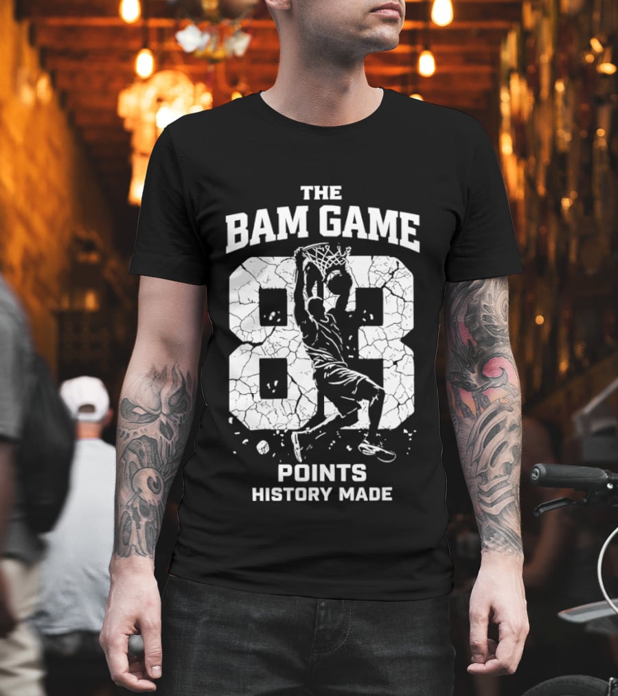 Bam Adebayo Miami Heat The Bam Game 83 Points History Made T-Shirt