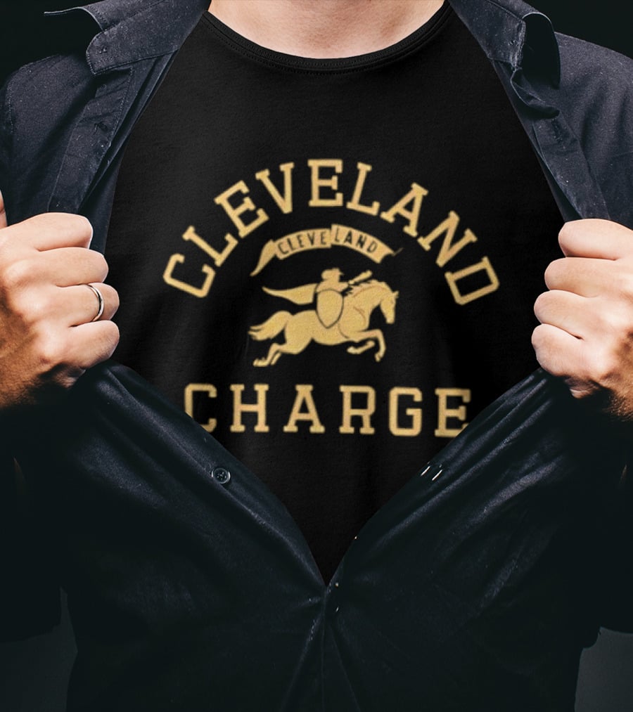 Cleveland Charge Knight Horseback Riding Cavalry Team T-Shirt