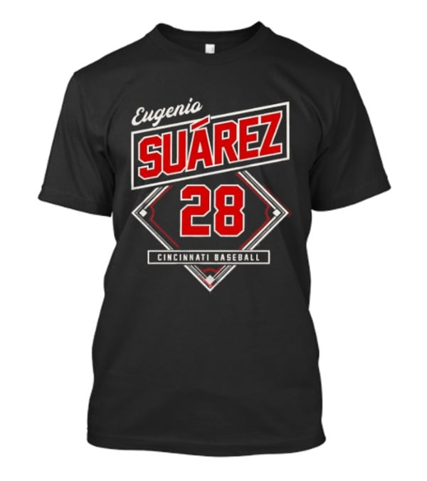 Eugenio Suárez 28 Cincinnati Baseball Diamond Player T-Shirt