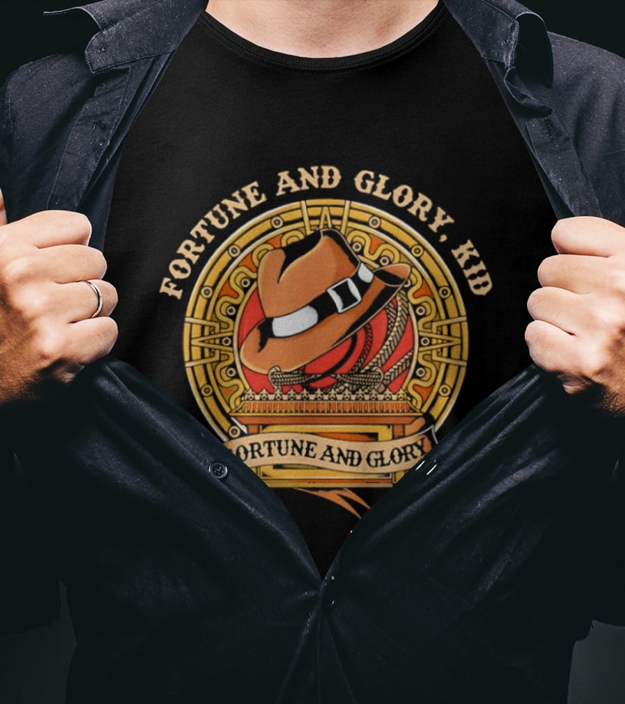 Fortune And Glory Kid Indiana Adventure T-Shirt