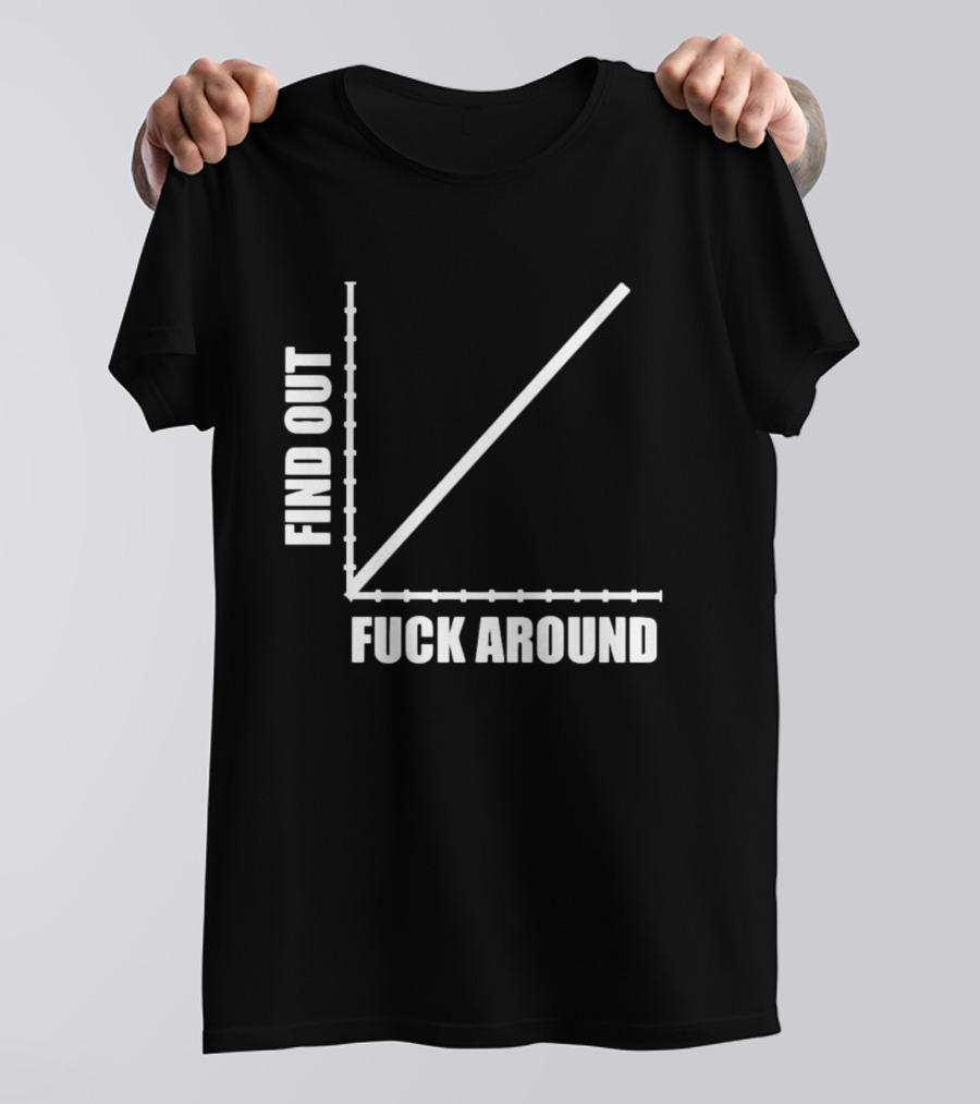 Find Out Fuck Around Graph FAFO T-Shirt