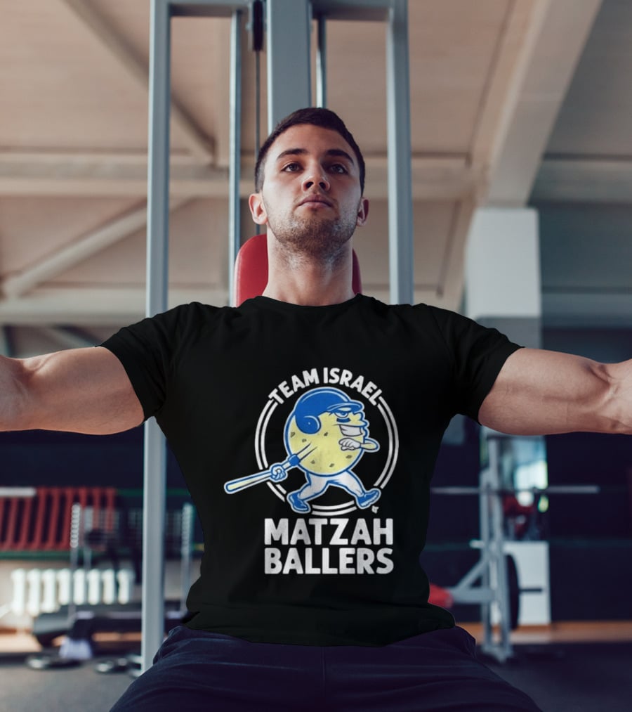 Team Israel Matzah Ballers Garrett Stubbs T-Shirt