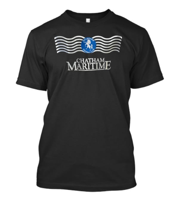 Gillingham Football Club Chatham Maritime Waves T-Shirt