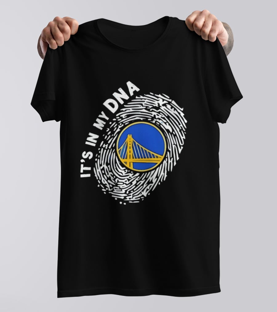 Golden State Warriors It's In My DNA Fingerprint Basketball T-Shirt