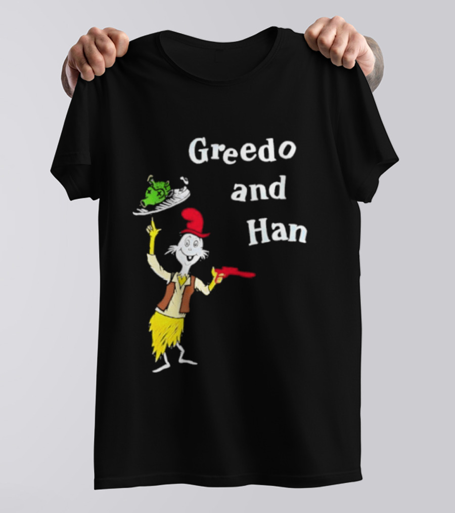 Greedo And Han Dr Seuss Blaster T-Shirt