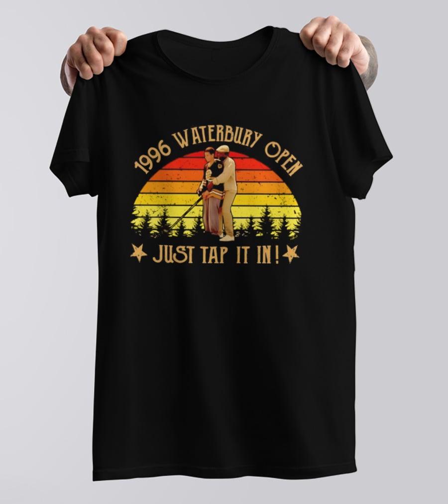 1996 Waterbury Open Just Tap It In Sunset T-Shirt