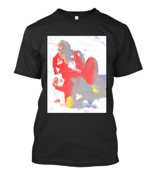 Ice Man Kimi Raikkonen F1 Ferrari Team Racing Legend T-Shirt