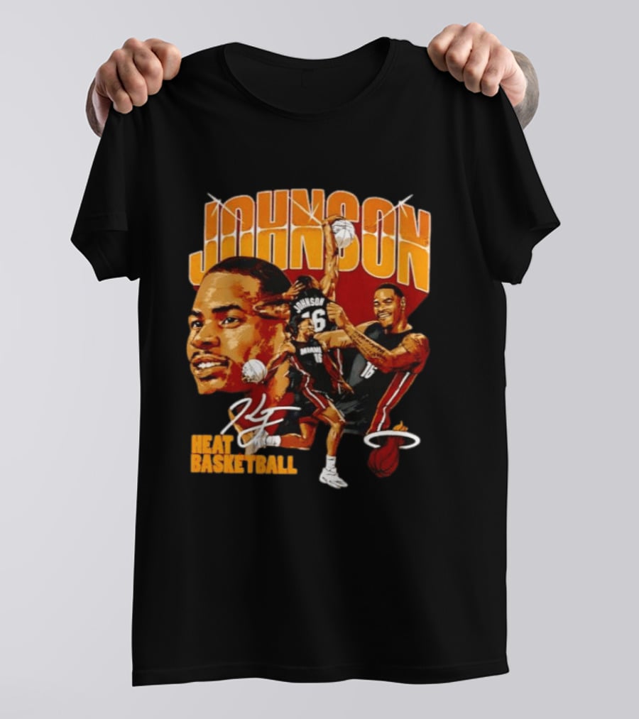 Johnson Heat Basketball Keyonte Johnson Miami 16 T-Shirt