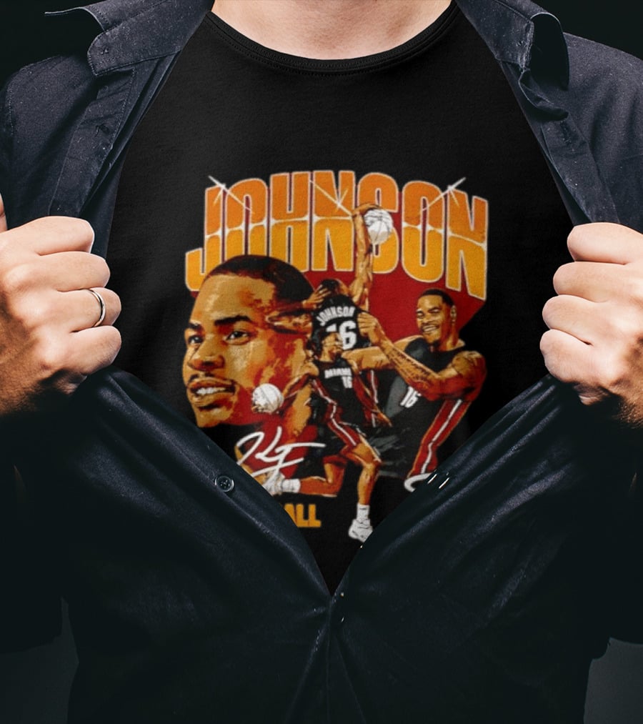Johnson Heat Basketball Keyonte Johnson Miami 16 T-Shirt