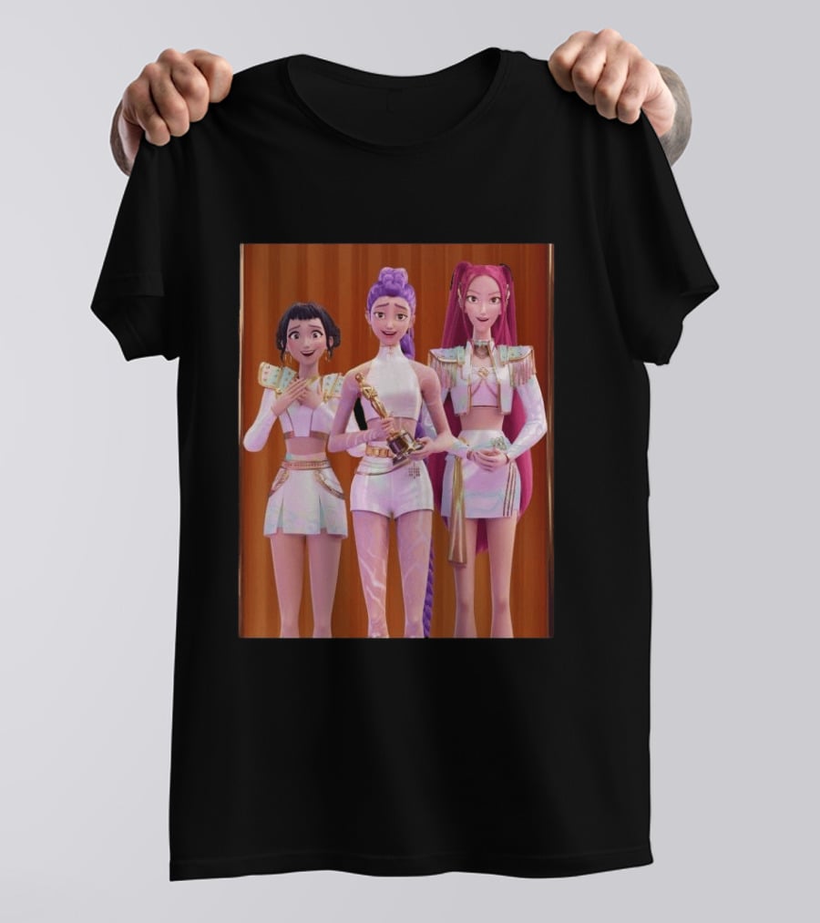 K Pop Demon Hunters Animated Feature Film Oscar Winners T-Shirt