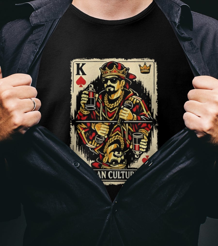 King Spades Urban Culture Playing Card T-Shirt