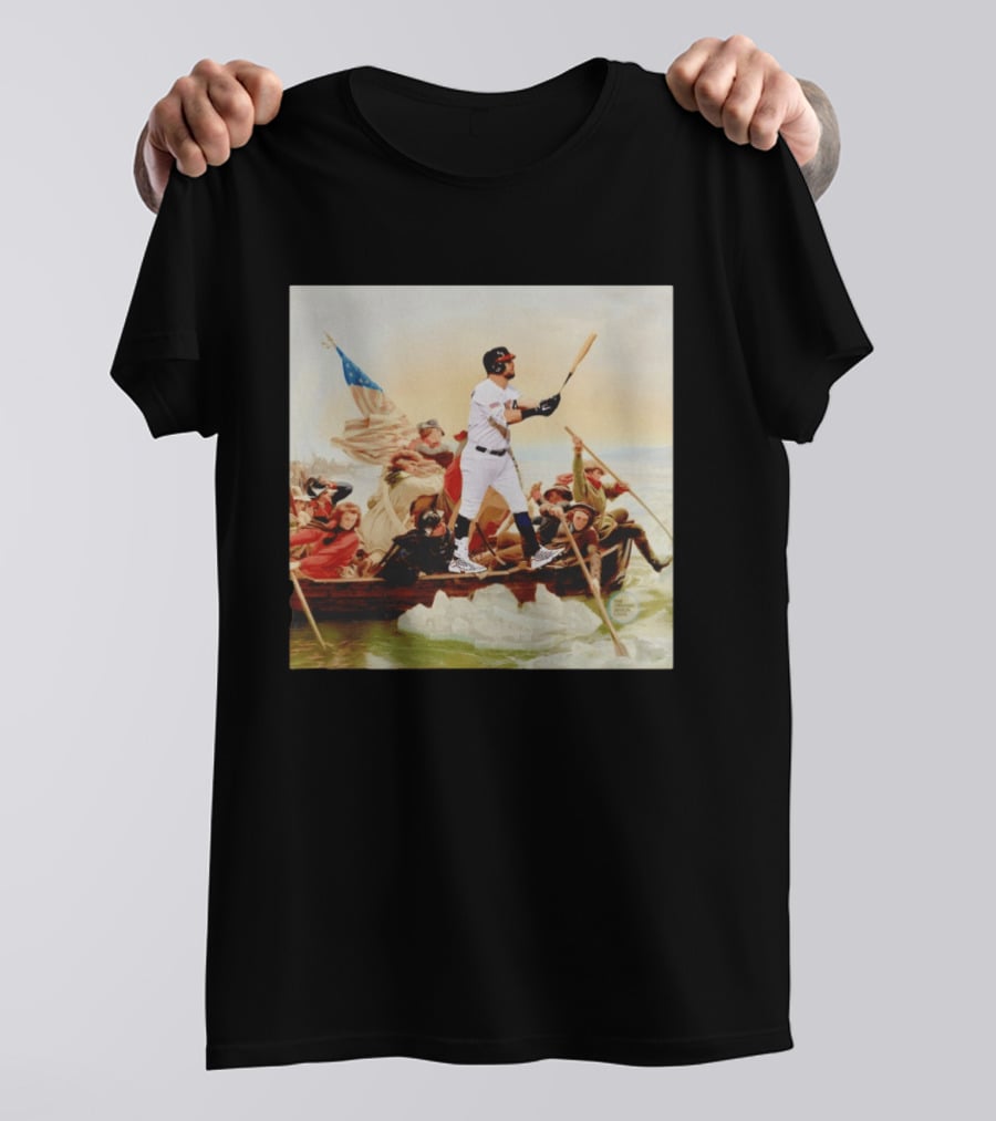 Kyle Schwarber USA Baseball Team Washington Crossing The Delaware T-Shirt