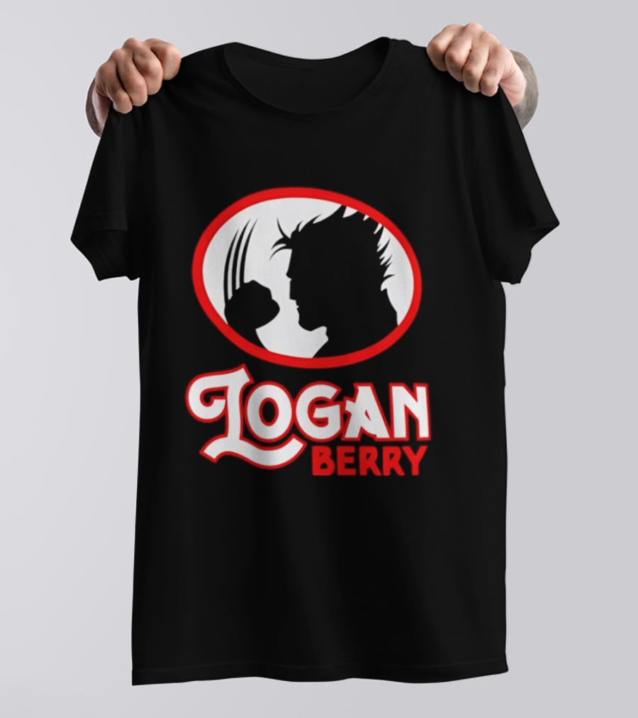 Logan Berry Marvel Wolverine Silhouette Claw T-Shirt