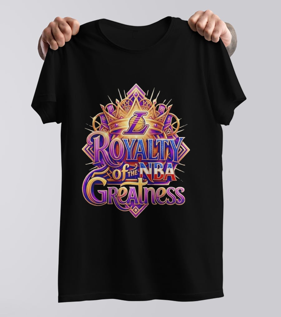Los Angeles Lakers L Royalty Of The NBA Greatness T-Shirt