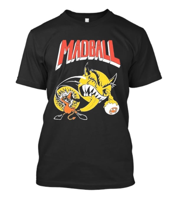 Madball South America Tour March 2026 Yellow Angry Character With Baseball Bat T-Shirt