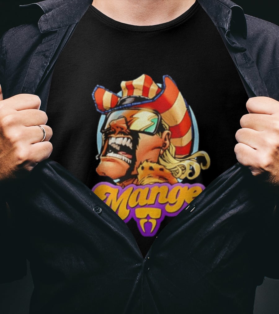 Mange 2nd Chance Campaign Mange Big Face T-Shirt