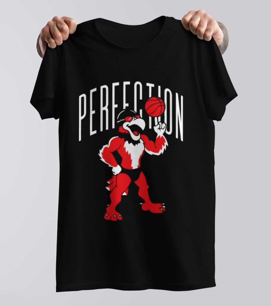 Miami RedHawks Perfection Basketball Bird T-Shirt