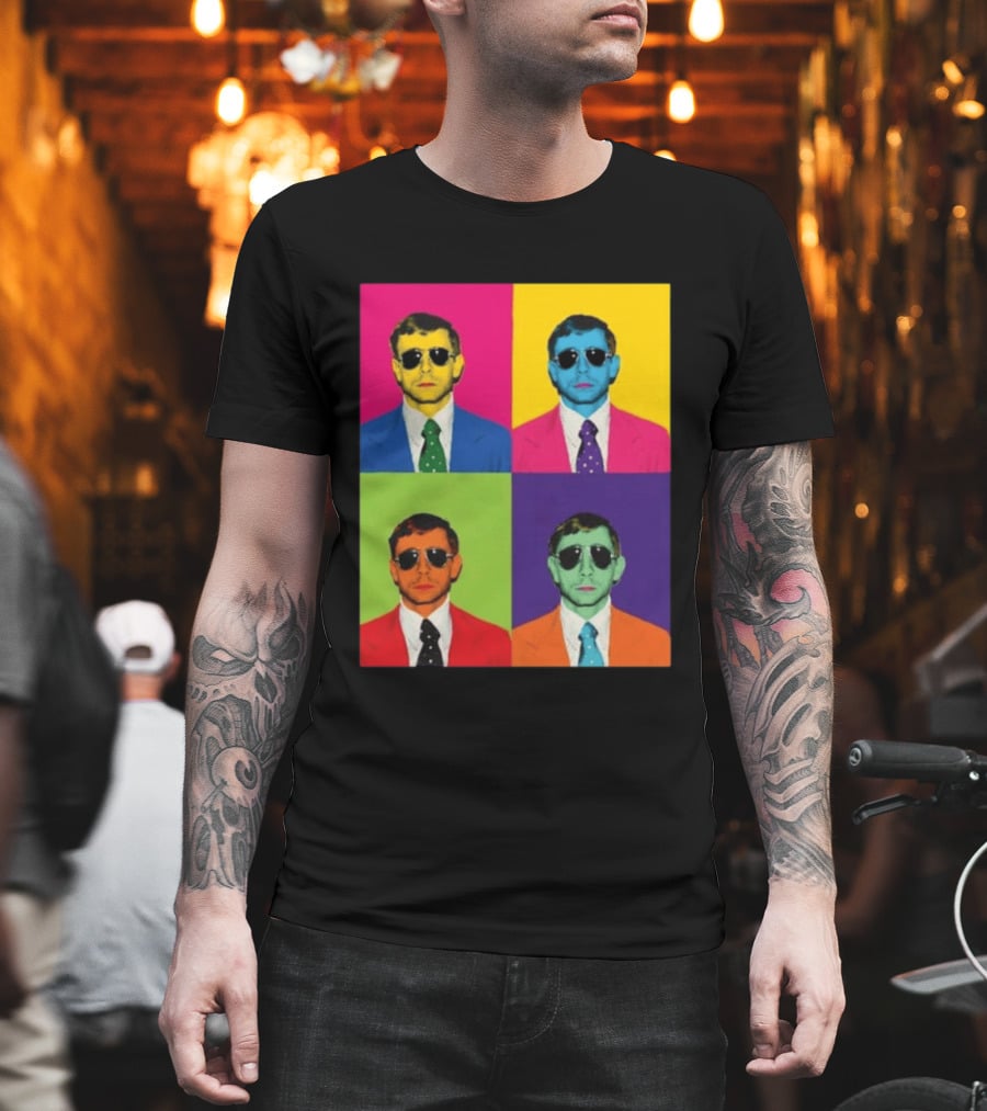 Mike Vining Pop Art Style Multicolor T-Shirt