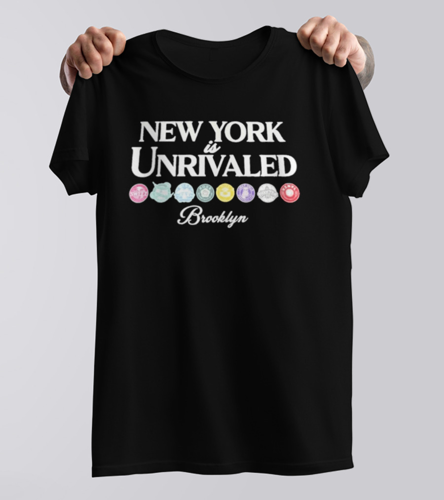New York Is Unrivaled Brooklyn Sweet Themed Circles T-Shirt