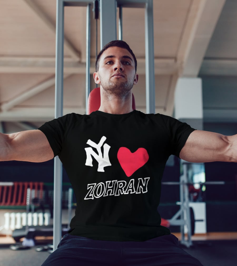NY Yankees Heart Zohran T-Shirt