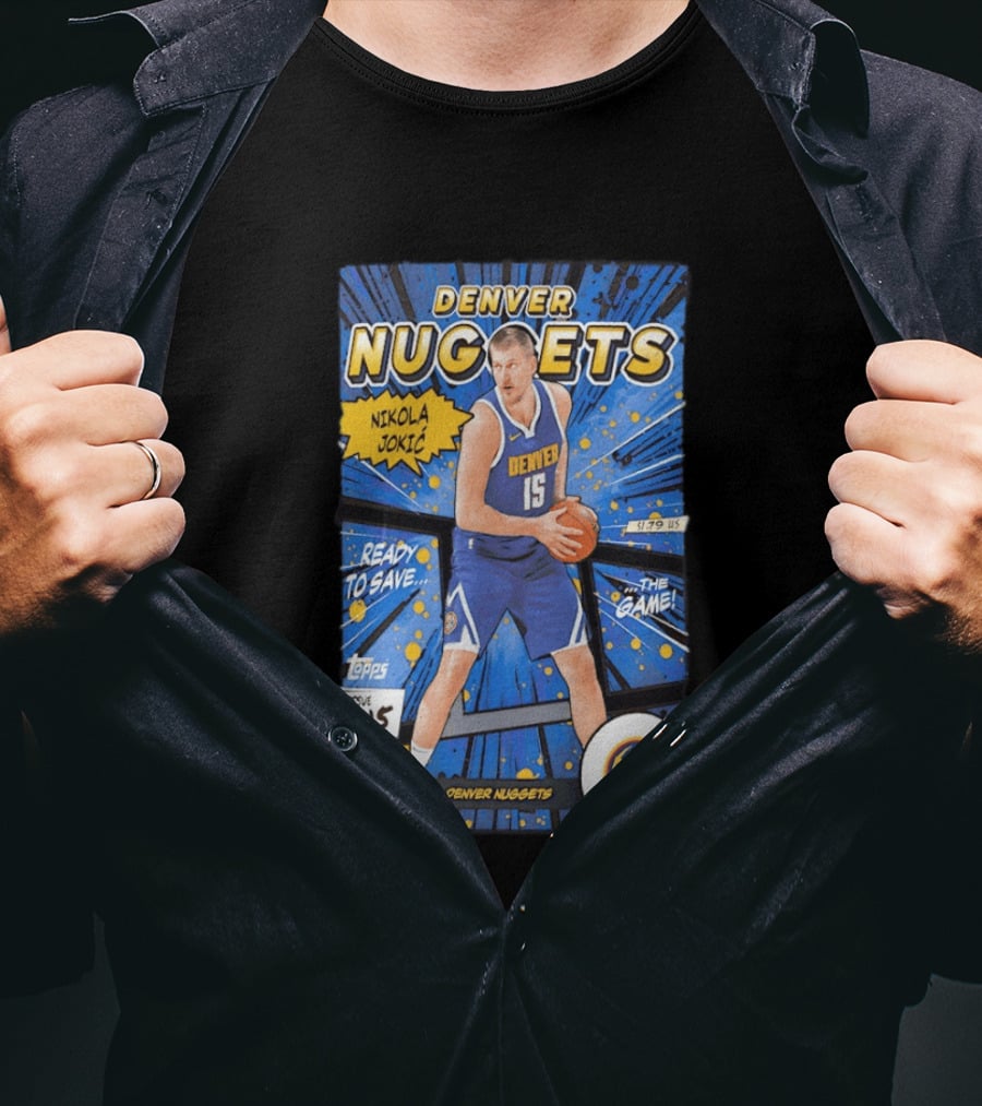 Denver Nuggets Nikola Jokic Comic Court Issue 15 T-Shirt