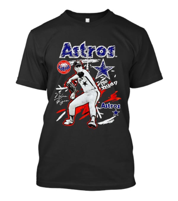 Houston Astros Nolan Ryan Pitching Legend T-Shirt