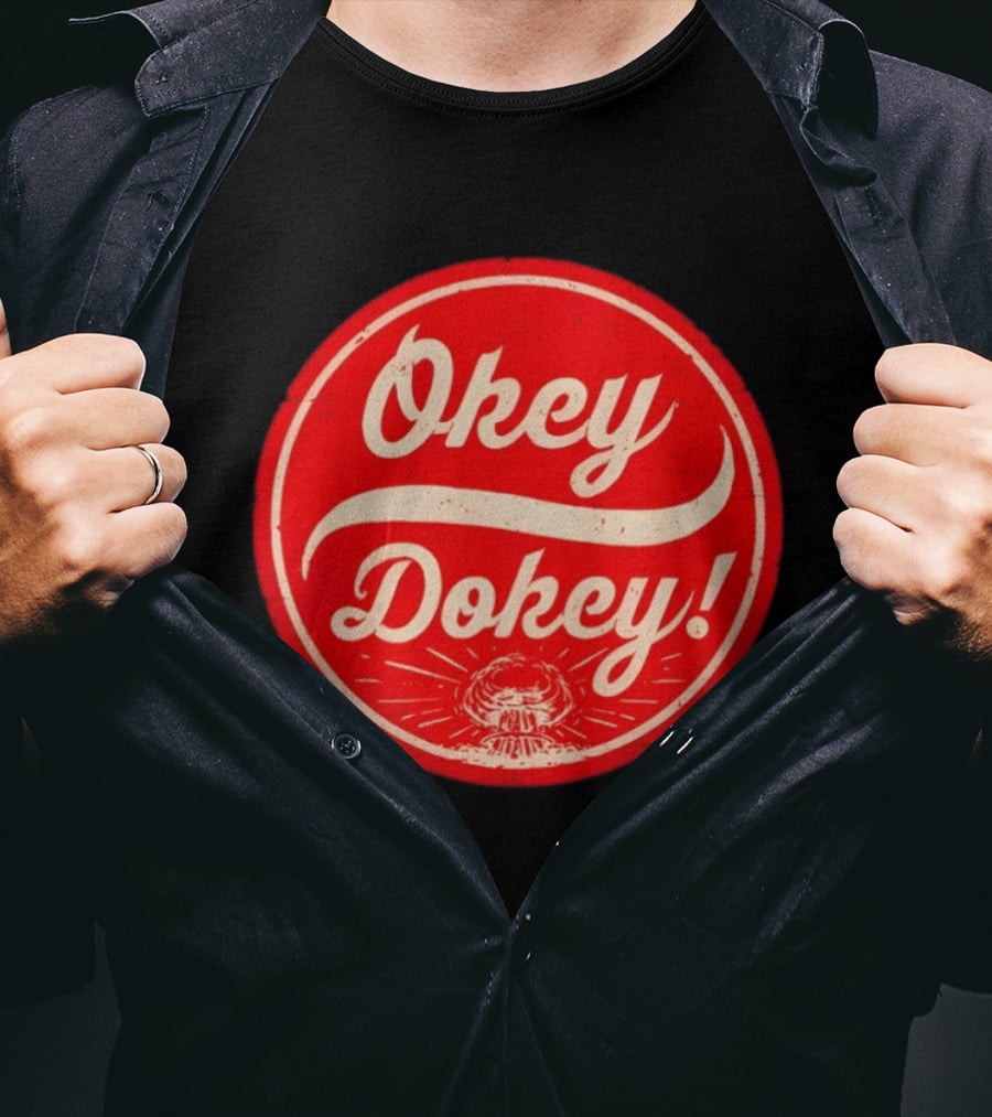 Okey Dokey The Last Drink Red Circle T-Shirt