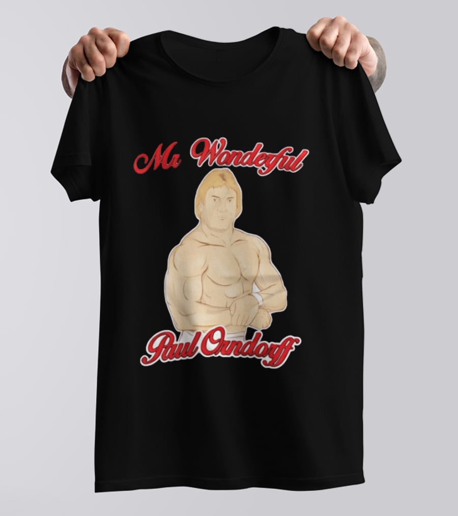 Mr Wonderful Paul Orndorff Vintage Wrestling Legend T-Shirt