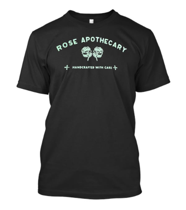 Rose Apothecary Handcrafted With Care Roses Floral T-Shirt
