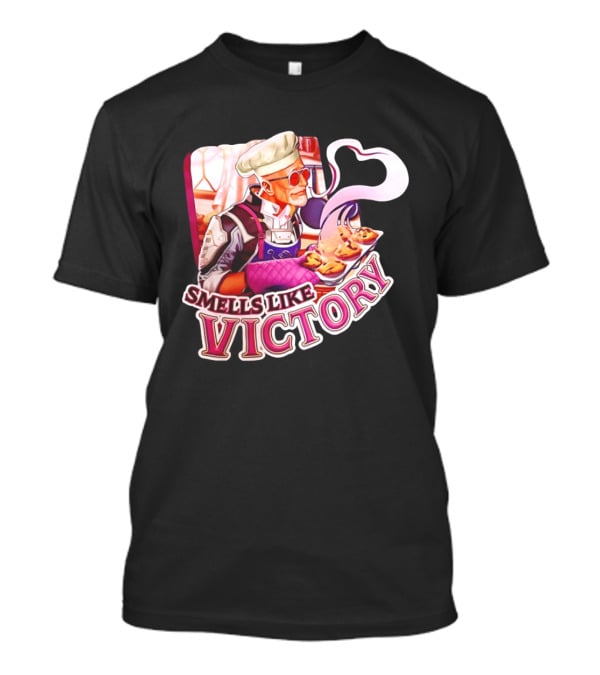 Smells Like Victory Chef Holding Tray Of Freshly Baked Pies In Futuristic Kitchen T-Shirt