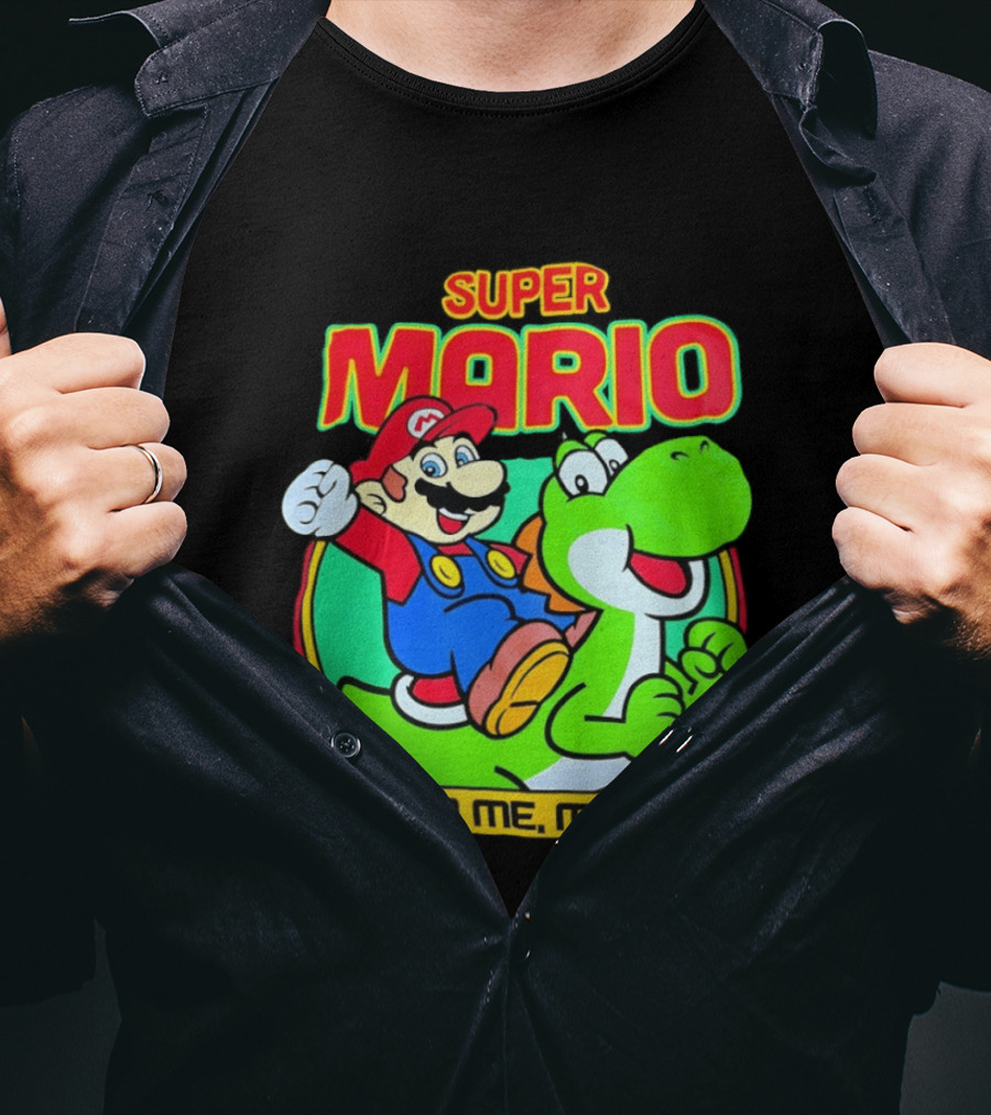 Super Mario Yoshi It's A Me Mario Nostalgic Adventure T-Shirt