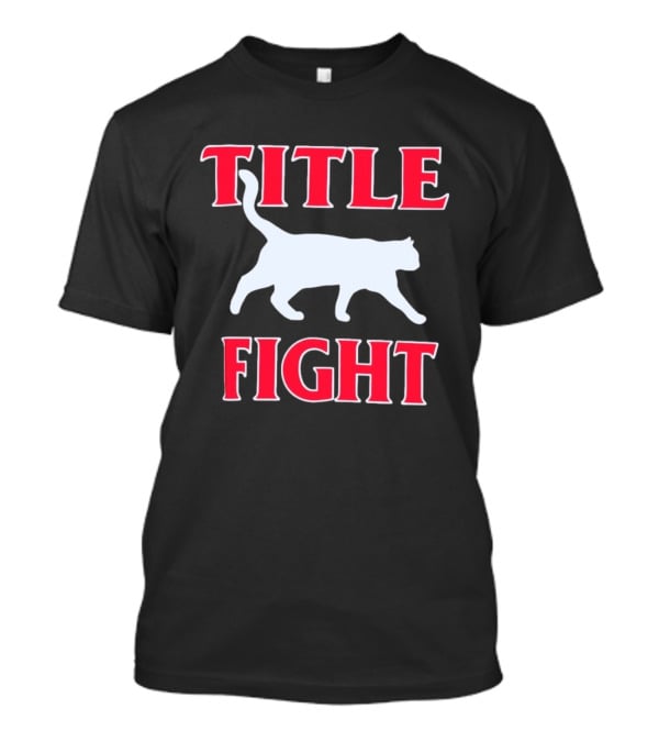 Title Fight Cat Silhouette Stray Rats Fanmade T-Shirt