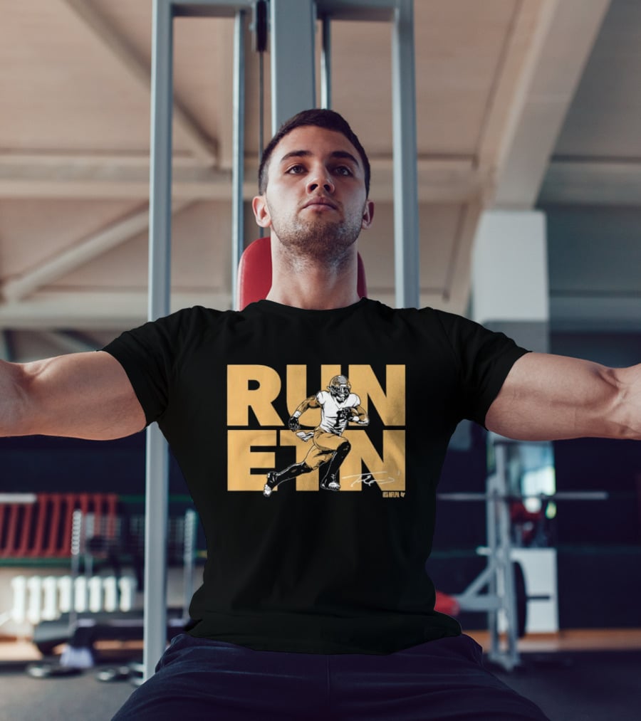 Travis Etienne Run ETN Football NOLA T-Shirt
