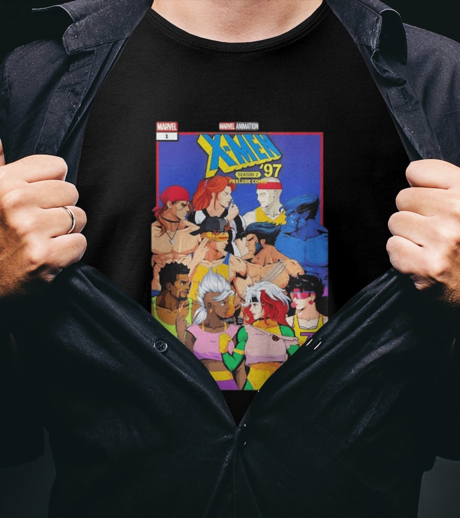 X Men 97 Season 2 Prelude Comic Issue 1 A Mutant Milestone Marvel Animation T-Shirt