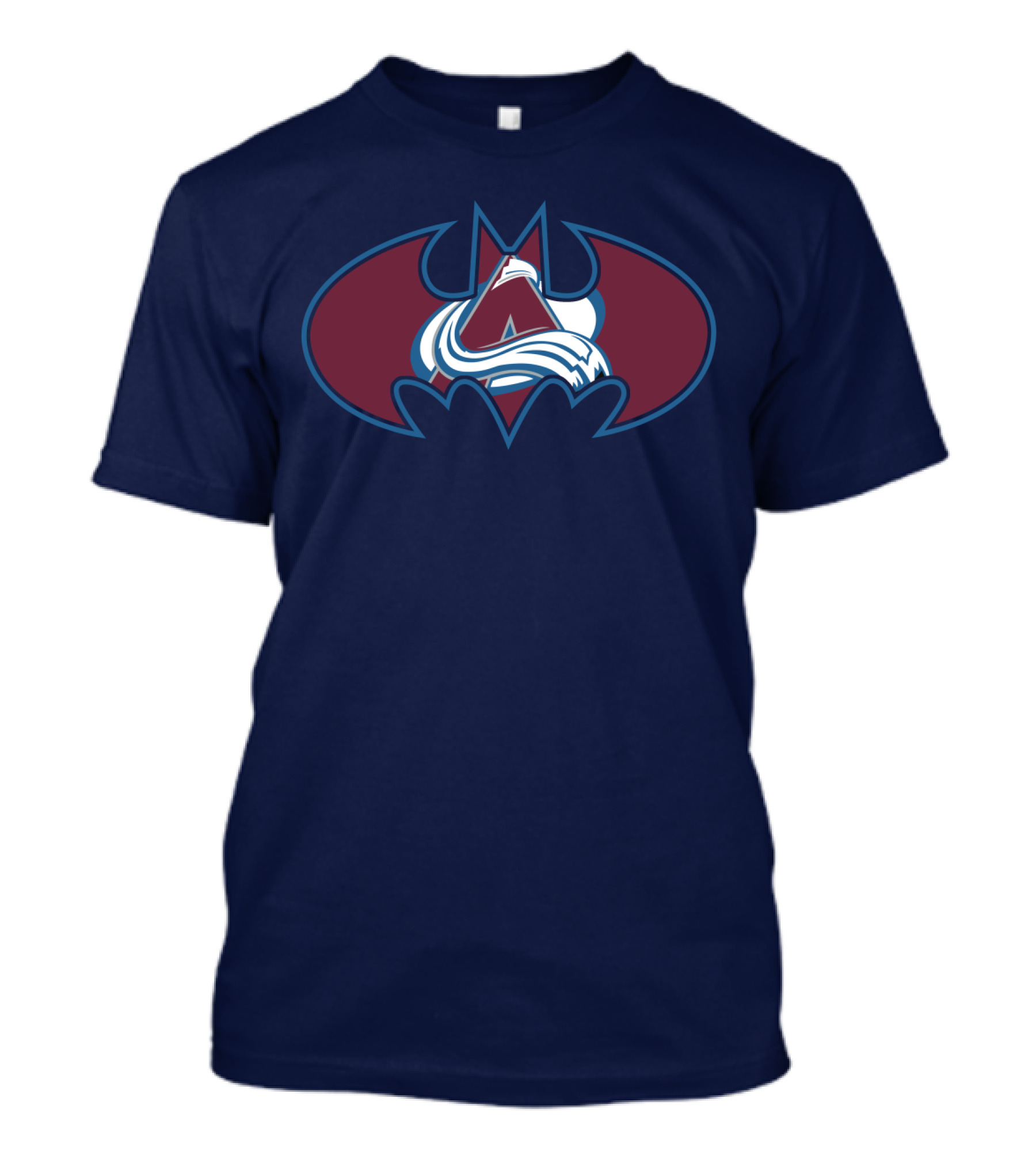 Colorado Avalanche Batman Logo Mashup T-Shirt