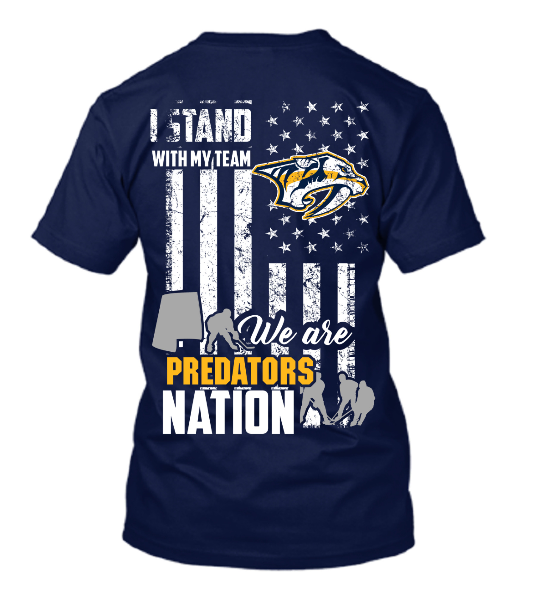 I Stand With My Team We Are Nashville Predators Nation T-Shirt