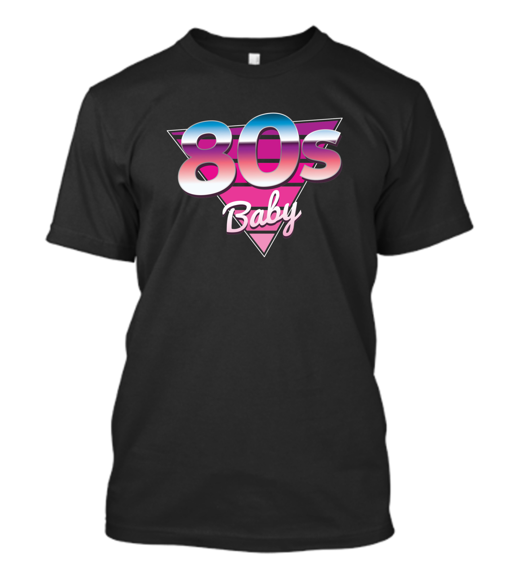 80s Baby Retro Triangle Gradient 764263 T-Shirt