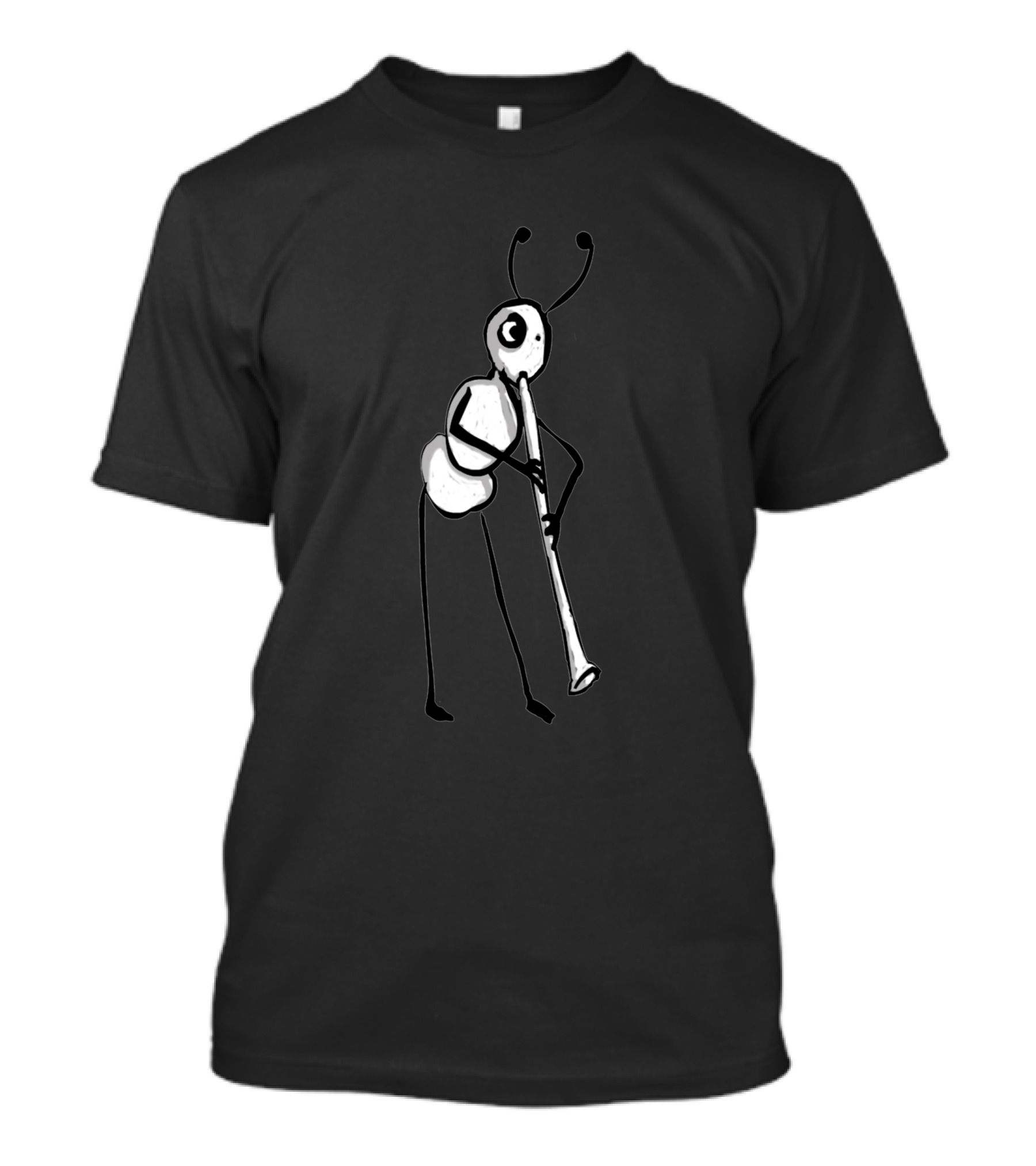 Ant Playing Clarinet 33163 T-Shirt
