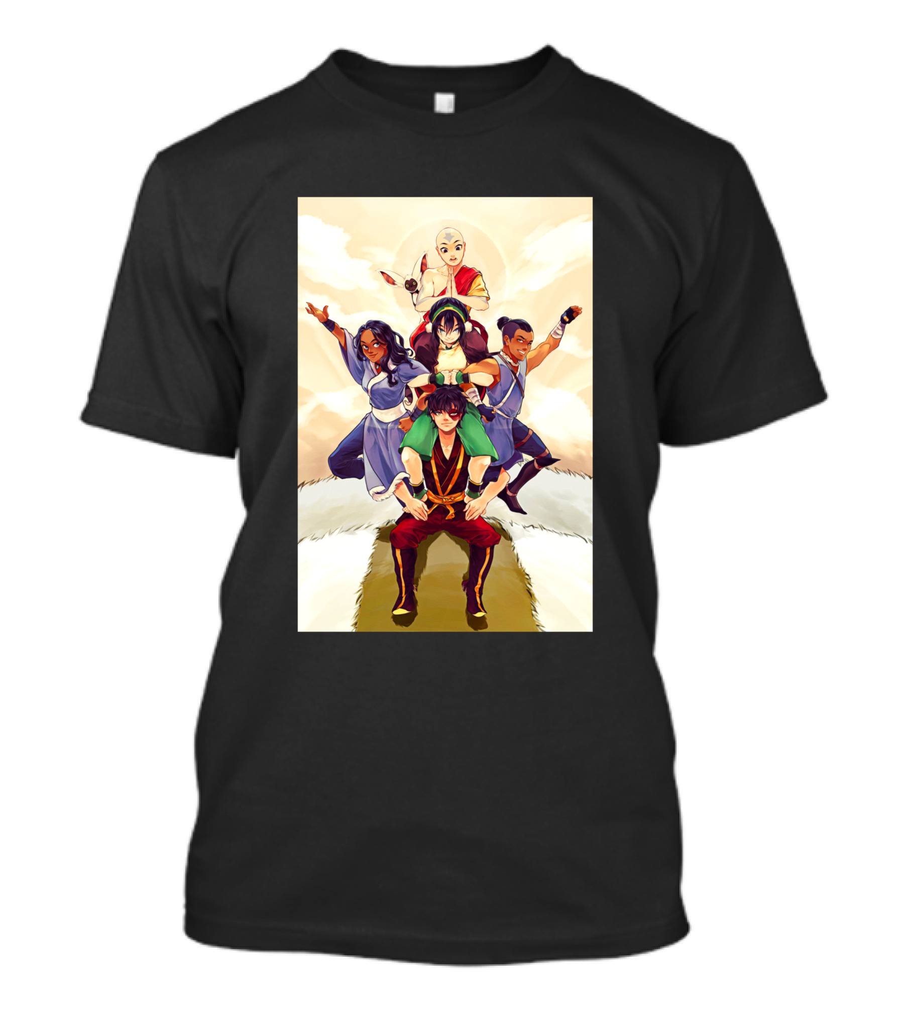 Avatar The Last Airbender Team Pyramid Clouds Sun 1367133 T-Shirt