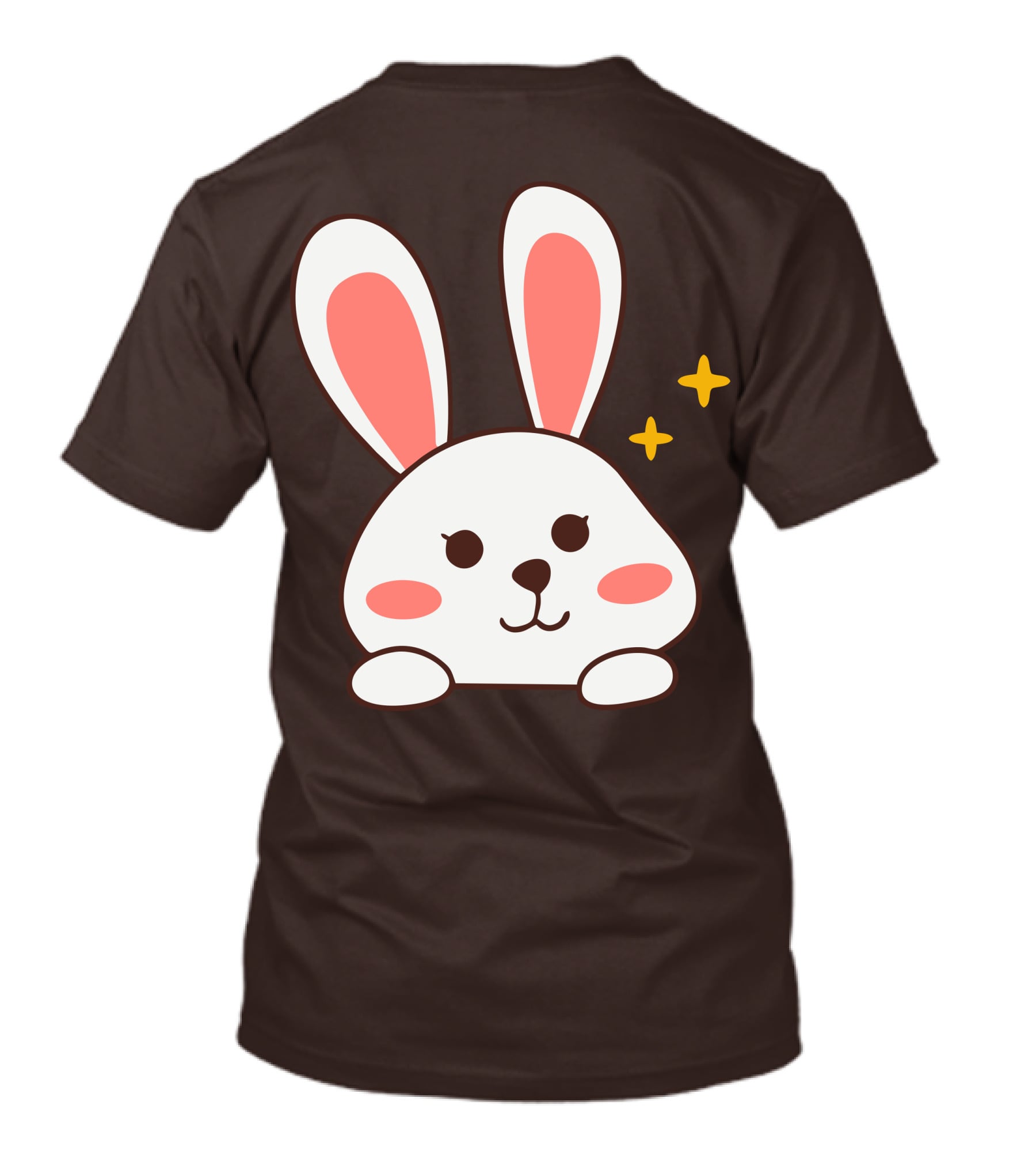 Cute Leveret Bunny Face With Sparkles T-Shirt
