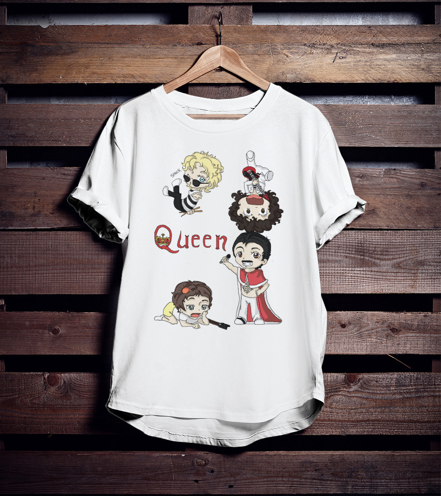 Queen Chibi Band Characters T-Shirt