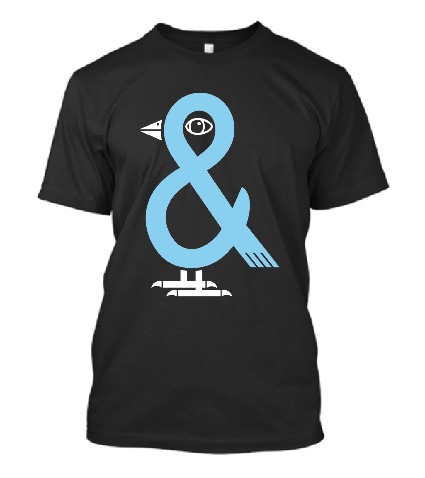 A Bird In The 'And Ampersand Bird Illustration 809179 T-Shirt
