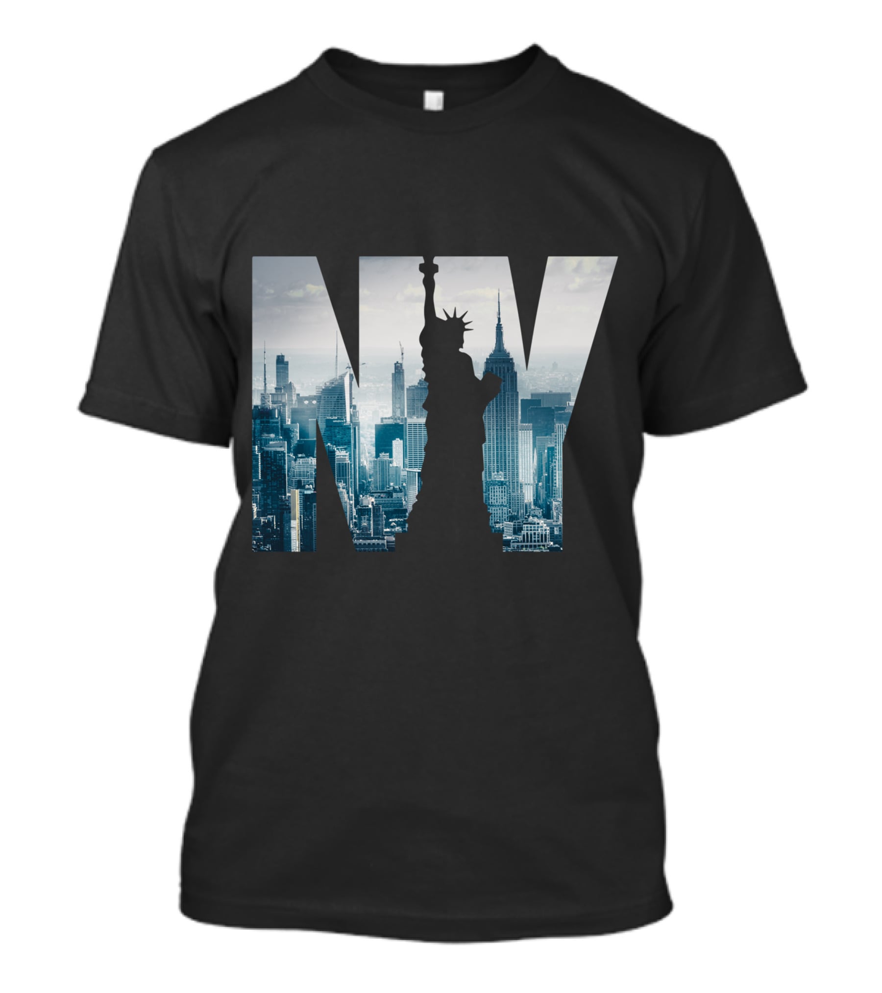 NY New York City Skyline Statue Of Liberty T-Shirt