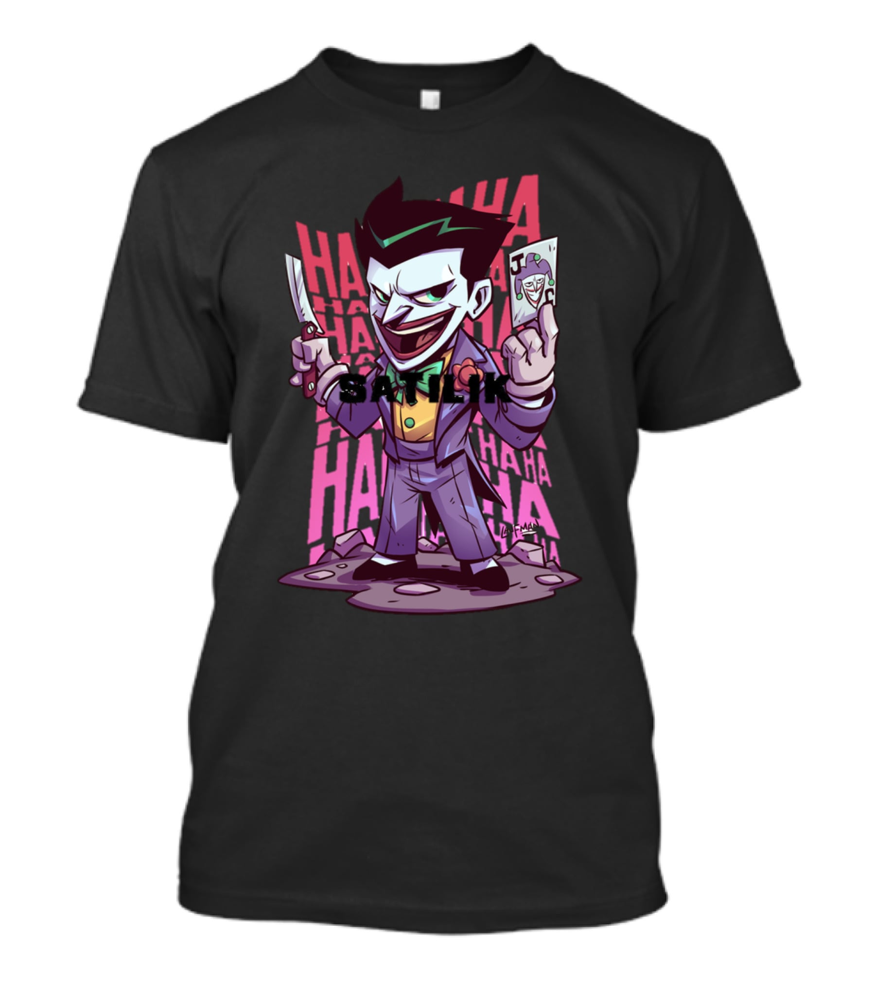 Joker Haha Jester Card Shtick T-Shirt
