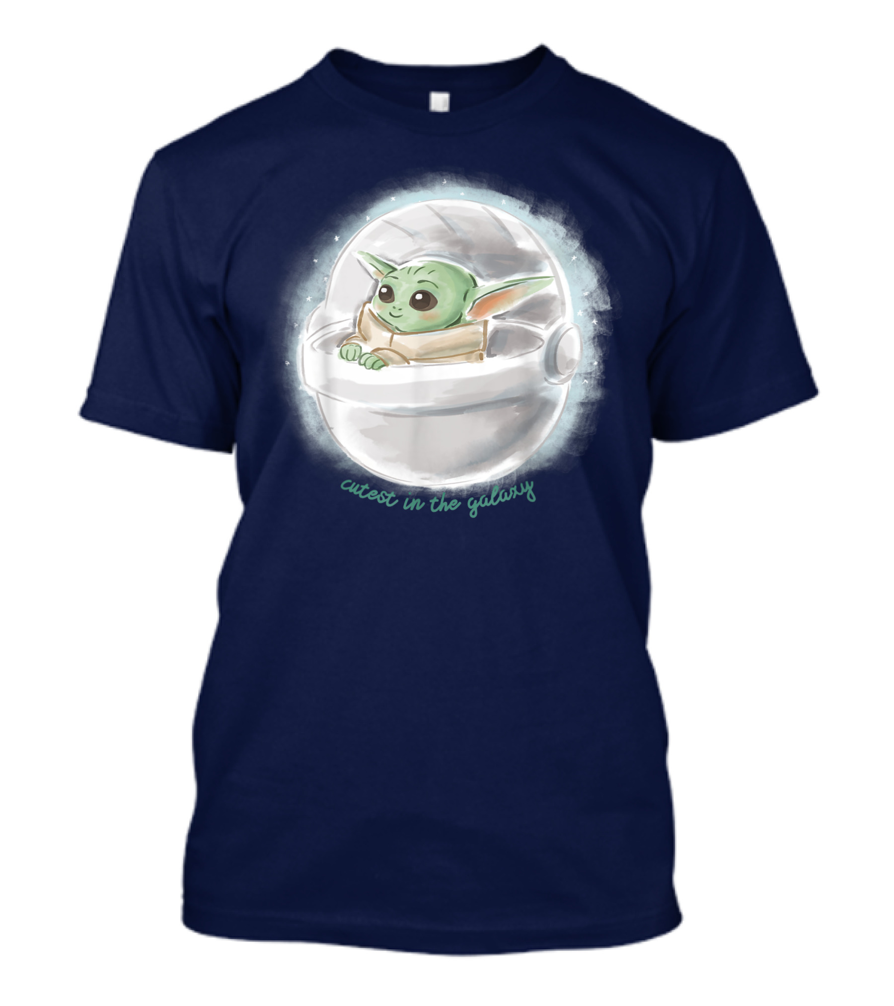 Star Wars The Mandalorian The Child Cutest In The Galaxy Floating Pod T-Shirt